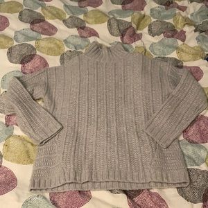 Grey washable cashmere sweater